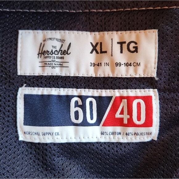 Herschel Supply‎ Co. Pants Ashland Navy Blue Ripstop Cotton Outdoor Hiking XL - Picture 8 of 16